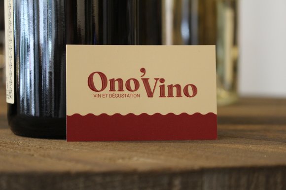 carte de visite ono vino cave à vins Annecy